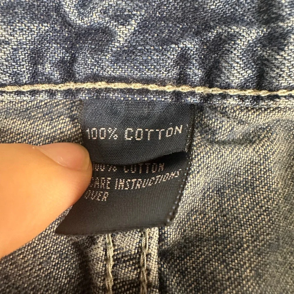 Polo Ralph Lauren Mens Loose Fit Jeans Blue Medium Wash Denim 100% Cotton 36x30